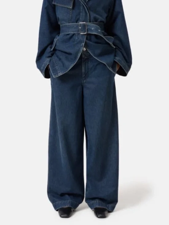 CLOSED Short Denim Trenchcoat (NWT) - Picture 4 of 6